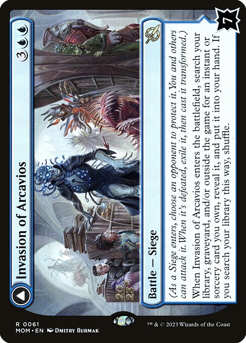 MTG Invasion of Arcavios // Invocation of the Founders PMOM 061s Prerelease Foil