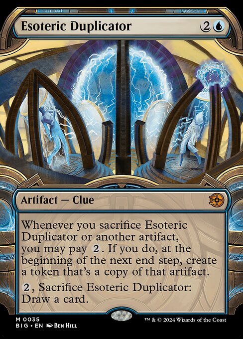MTG Esoteric Duplicator BIG 035 Showcase Vault Frame Foil