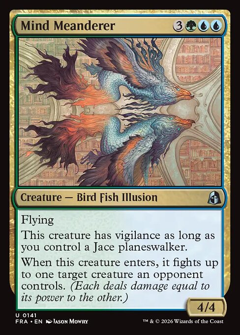 MTG Mind Meanderer FRA 141 Standard Foil front