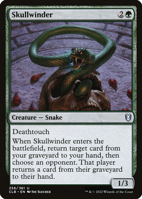 MTG Skullwinder CLB 256 Regular Nonfoil