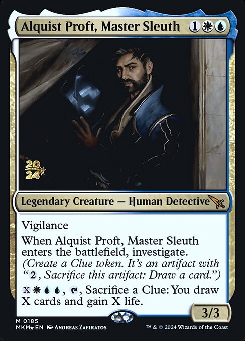 MTG Alquist Proft, Master Sleuth PMKM 185s Prerelease Foil