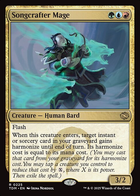 MTG Songcrafter Mage TDM 225 Regular Nonfoil