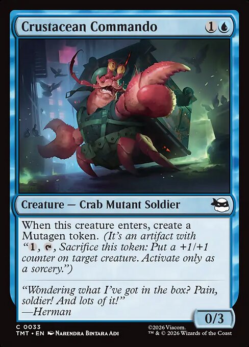 MTG Crustacean Commando TMT 033 Regular Nonfoil