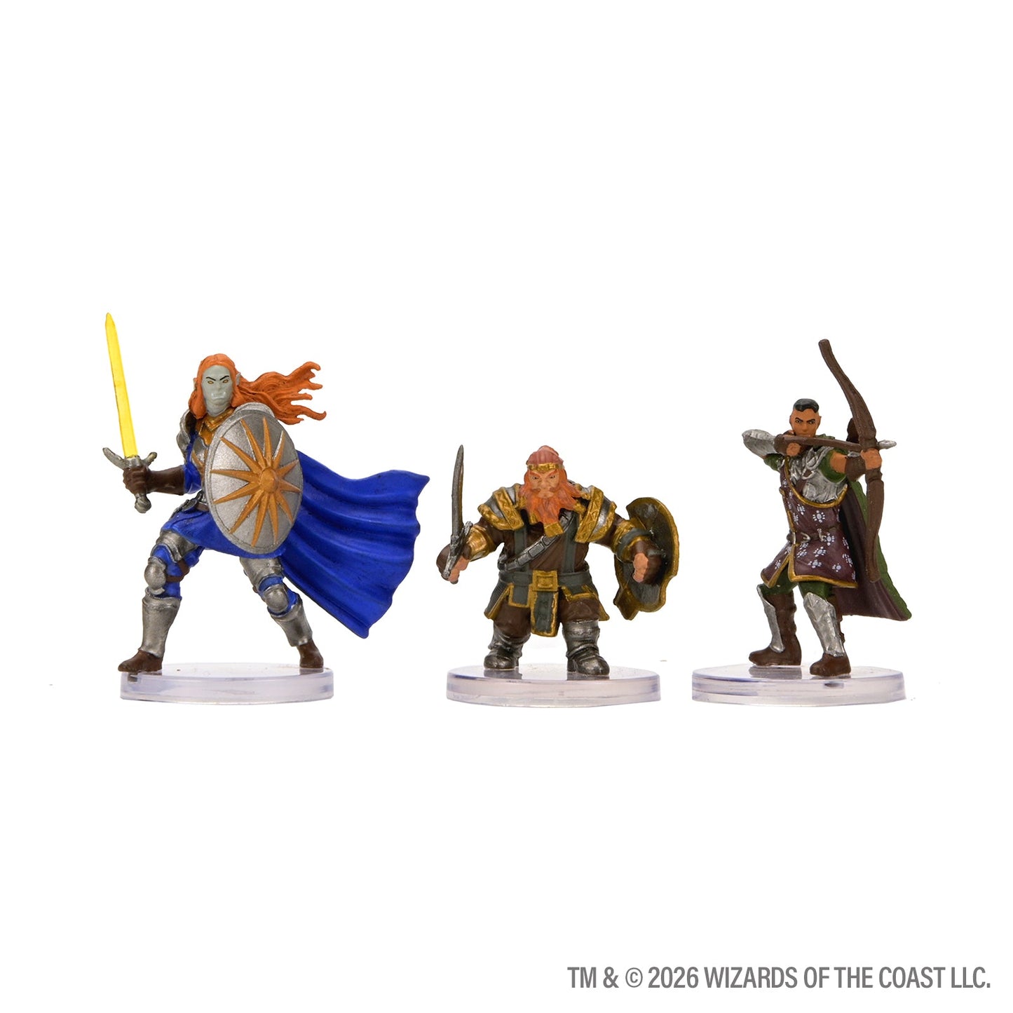 Player's Handbook Swords & Staves character miniatures