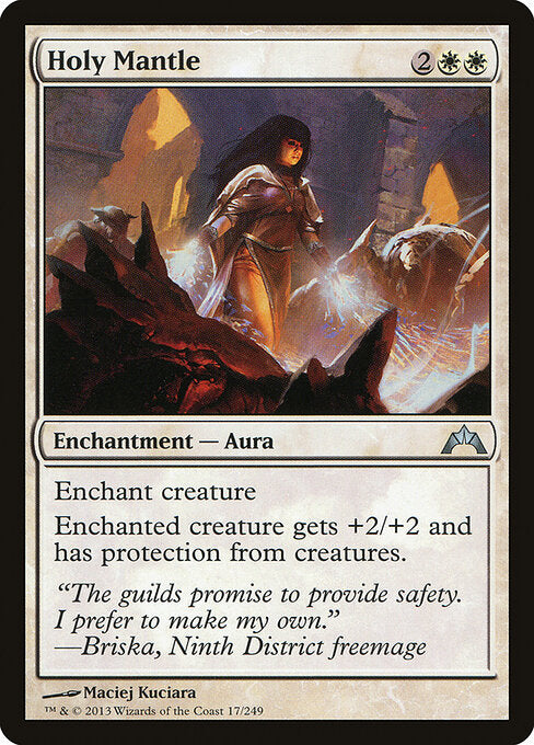 MTG Holy Mantle GTC 017 Regular Foil