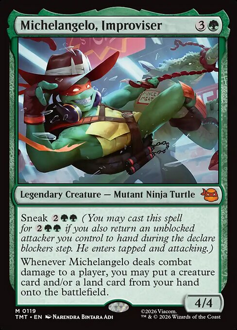 MTG Michelangelo, Improviser TMT 119 Regular Foil