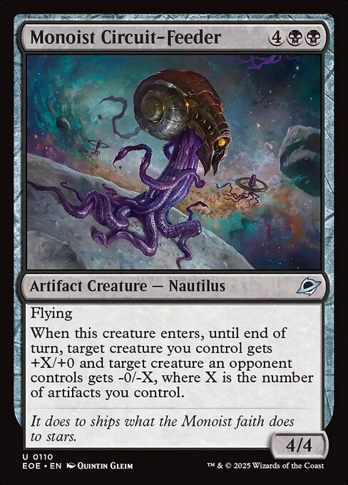 MTG Monoist Circuit-Feeder EOE 110 Regular Foil