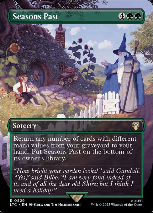 MTG Seasons Past LTC 529 Showcase Ring Nonfoil