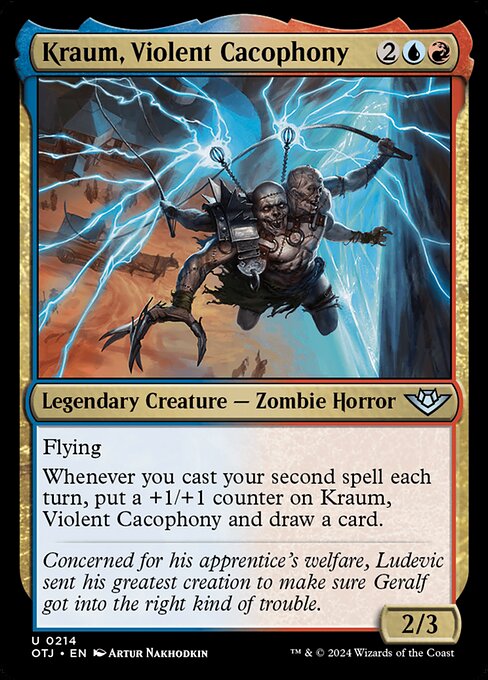 MTG Kraum, Violent Cacophony OTJ 214 Regular Foil