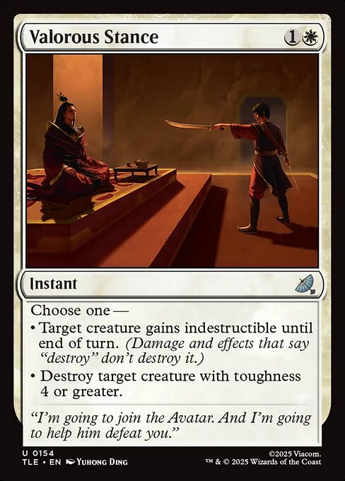 MTG Valorous Stance [TLE 154] Foil