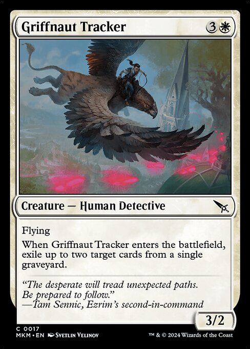 MTG Griffnaut Tracker MKM 017 Regular Nonfoil