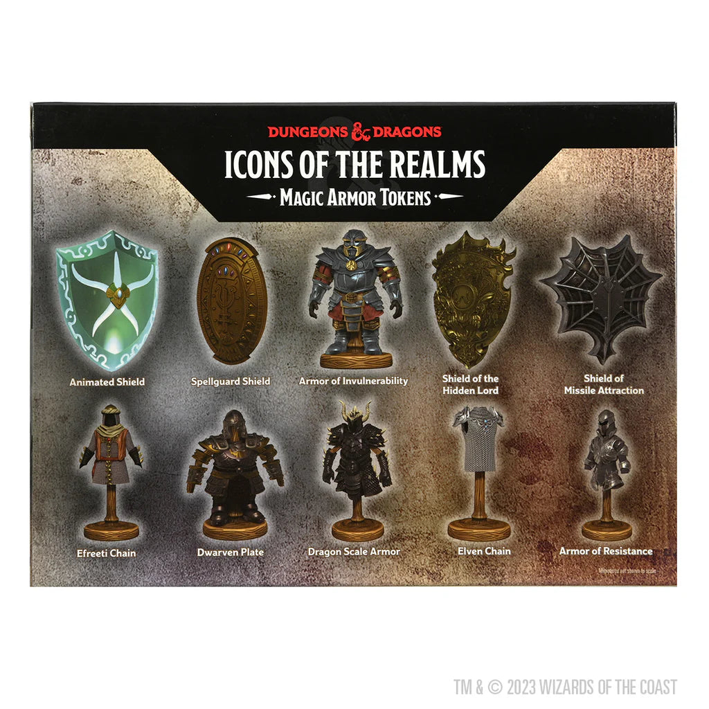 D&D Icons of the Realms Magic Armor Tokens