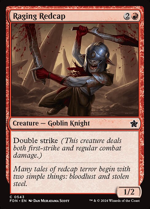MTG Raging Redcap FDN 543 Beginner Box Nonfoil