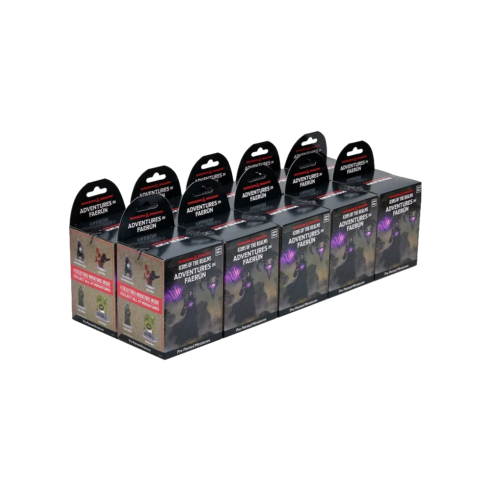 D&D Adventures in Faerûn 10-count booster brick packaging
