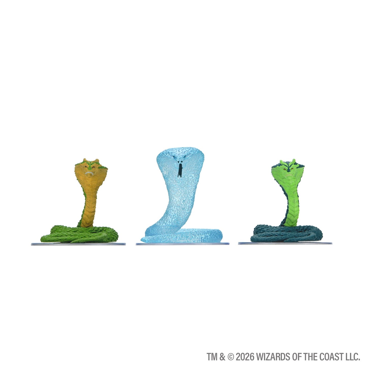 D&D Adventures in Faerûn snake creature miniatures