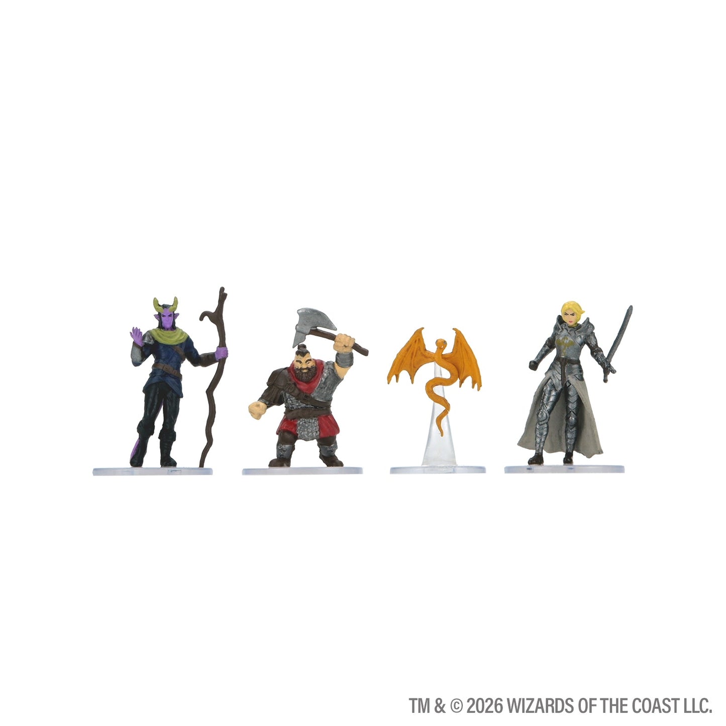 D&D Adventures in Faerûn adventurer and cultist miniatures