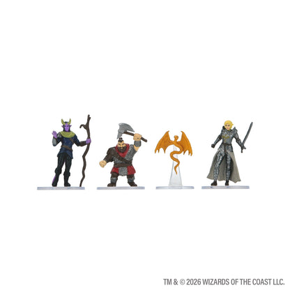 D&D Adventures in Faerûn adventurer and cultist miniatures