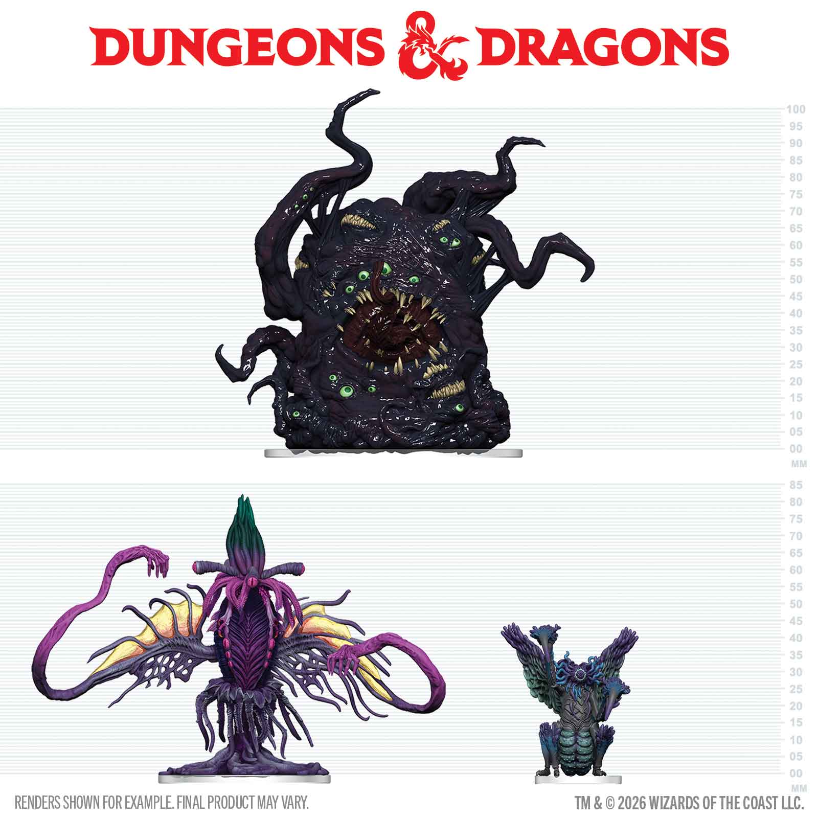 D&D Eldritch Enemies of Ravenloft miniatures