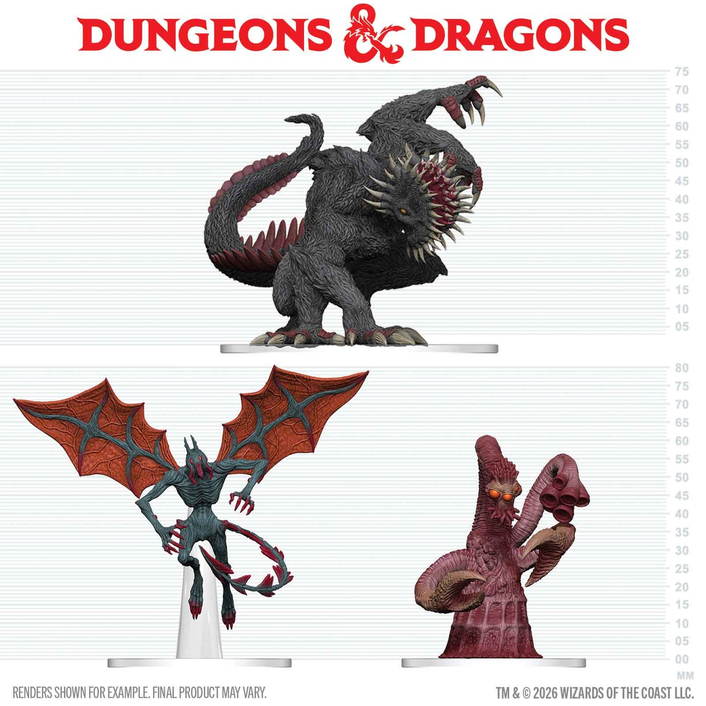 D&D Maddening Monsters of Ravenloft miniatures