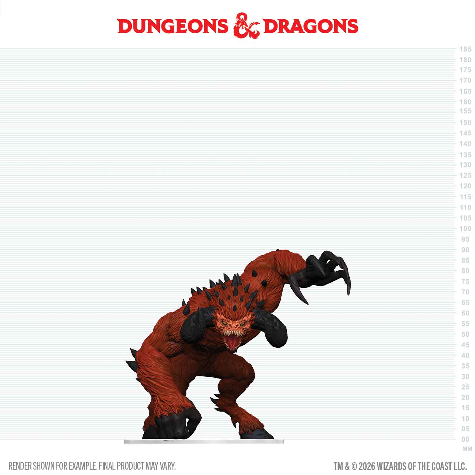D&D Goristro Boxed Miniature front view