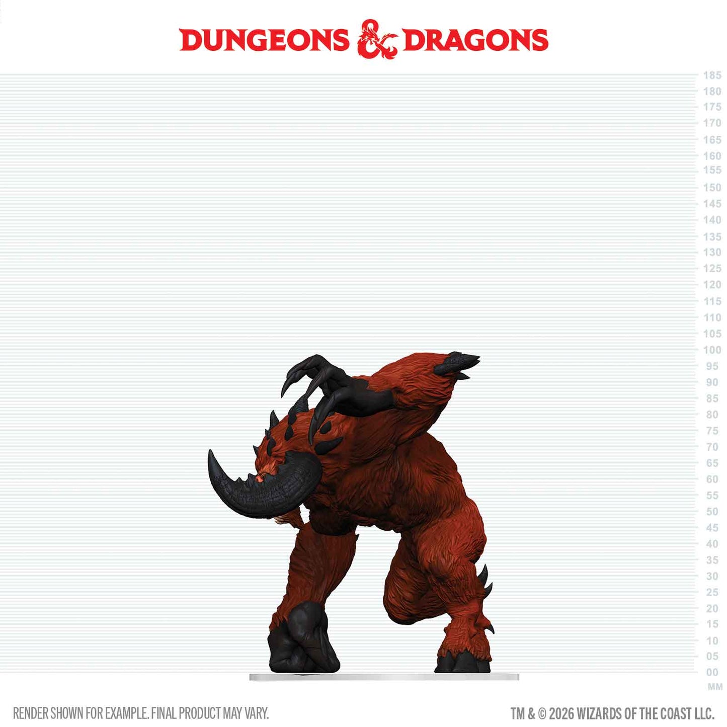 D&D Goristro Boxed Miniature rear view