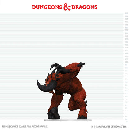 D&D Goristro Boxed Miniature rear view