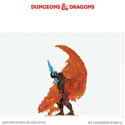 D&D Balor Boxed Miniature side view with translucent wing