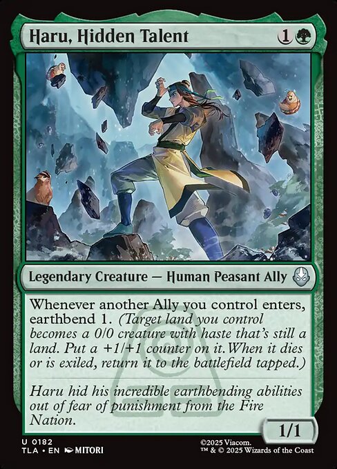 MTG Haru, Hidden Talent TLA 182 Regular Nonfoil