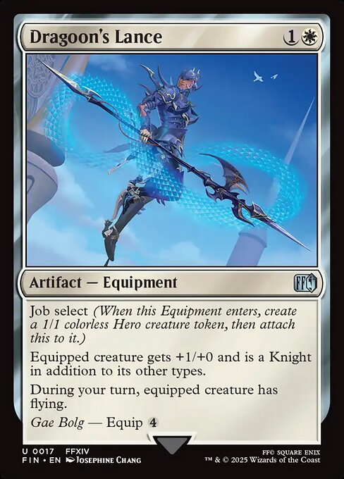 MTG Dragoon's Lance FIN 017 Regular Nonfoil