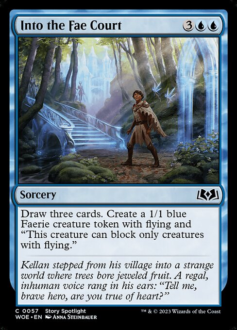 MTG Into the Fae Court WOE 057 Regular Foil