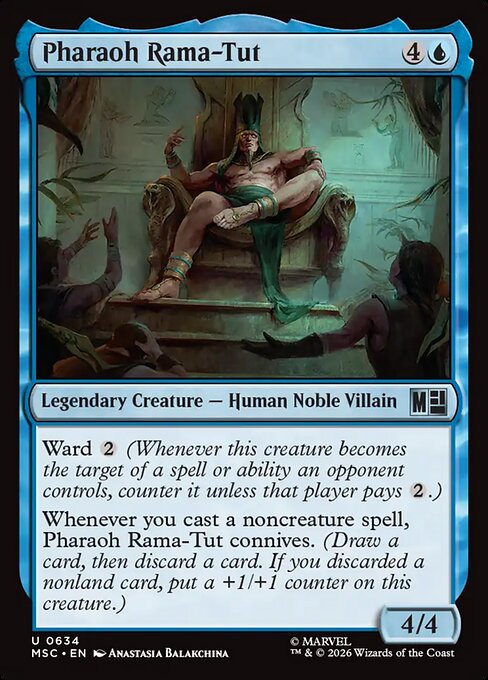 MTG Pharaoh Rama-Tut MSC 634 Regular Nonfoil