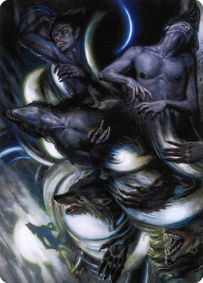 MTG Lunar Rejection AVOW 023 Art Card Nonfoil front