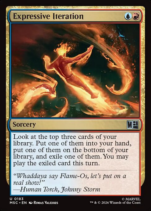 MTG Expressive Iteration MSC 183 Regular Nonfoil