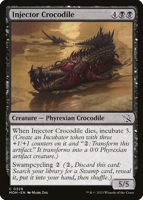 MTG Injector Crocodile MOM 329 Jumpstart Foil