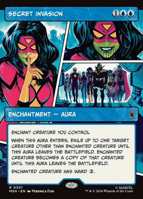 MTG Secret Invasion MSH 301 Showcase Panel Foil