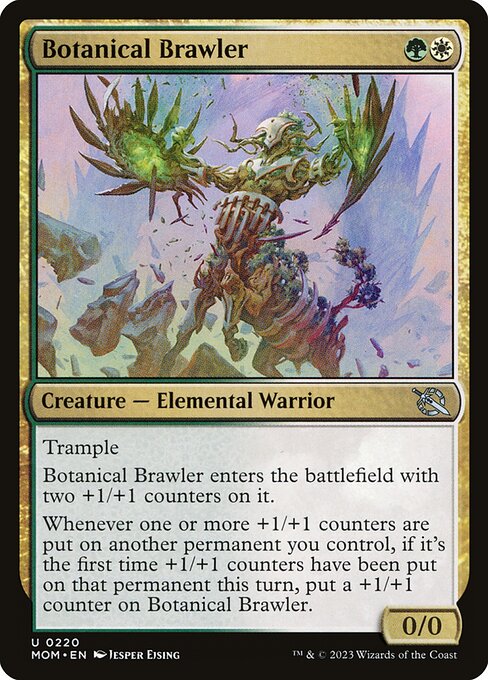 MTG Botanical Brawler MOM 220 Regular Foil