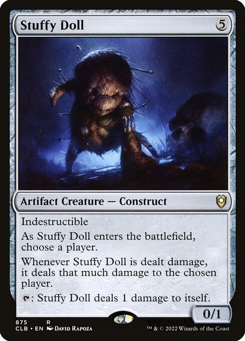 MTG Stuffy Doll CLB 875 Commander Deck Nonfoil