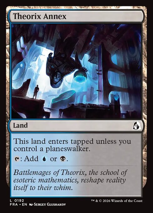MTG Theorix Annex FRA 192 Standard Nonfoil front