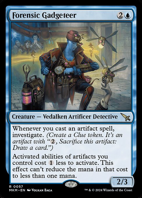 MTG Forensic Gadgeteer MKM 057 Regular Foil