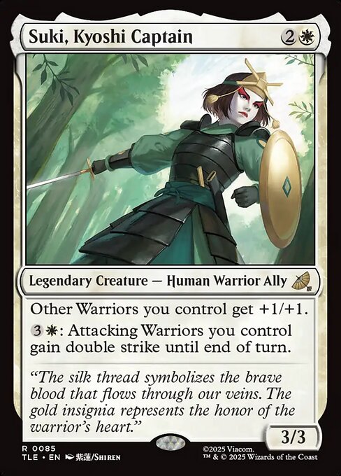 MTG Suki, Kyoshi Captain [TLE 085] Nonfoil