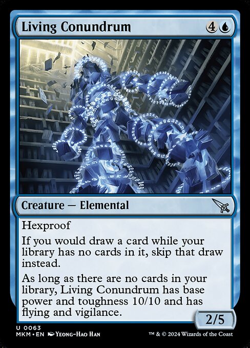 MTG Living Conundrum MKM 063 Regular Foil