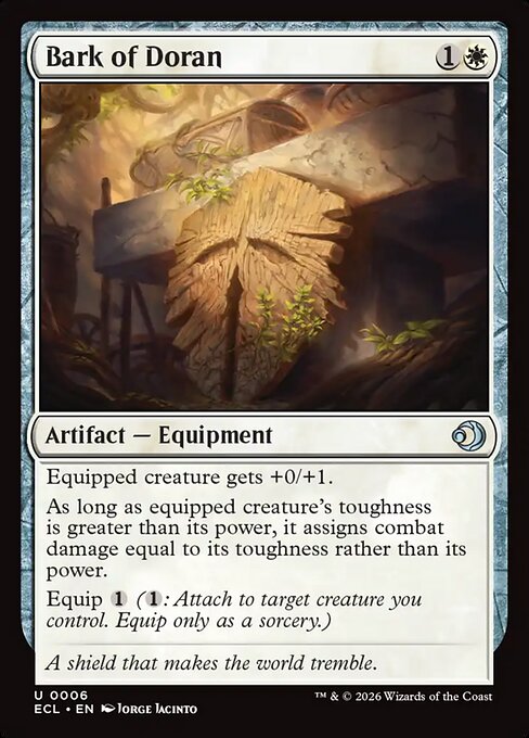 MTG Bark of Doran ECL 006 Regular Foil