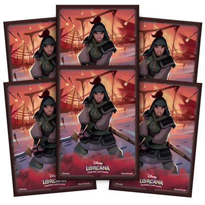 Lorcana Rise of the Floodborn Sleeves: Mulan