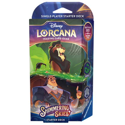 Lorcana Shimmering Skies - Single Player Deck Emerald & Steel (Scar & Kronk)