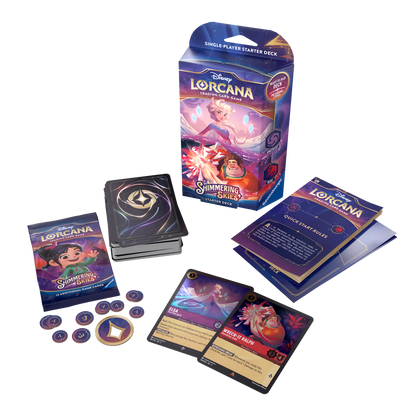 Lorcana Shimmering Skies - Single Player Deck Amethyst & Ruby (Elsa & Wreck-it Ralph)