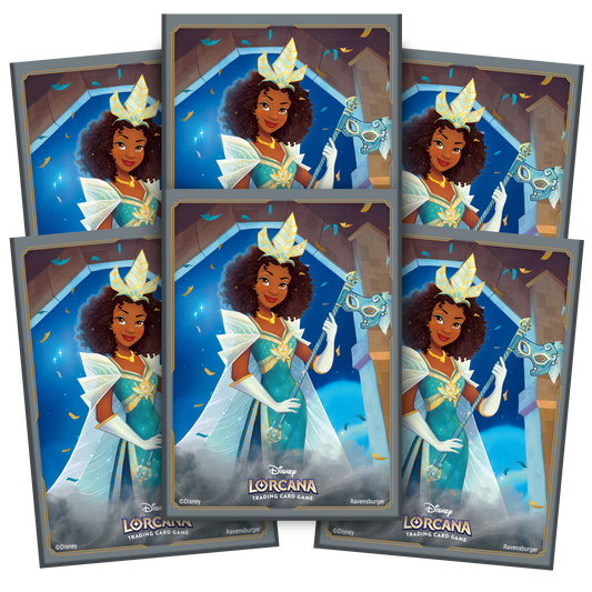 Lorcana Shimmering Skies Sleeves: Tiana - Celebrating Princess