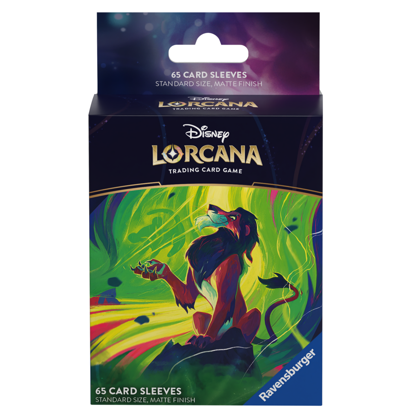 Lorcana Azurite Sea Sleeves: Scar, Vengeful Lion