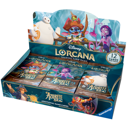 Disney Lorcana Azurite Sea Booster Box