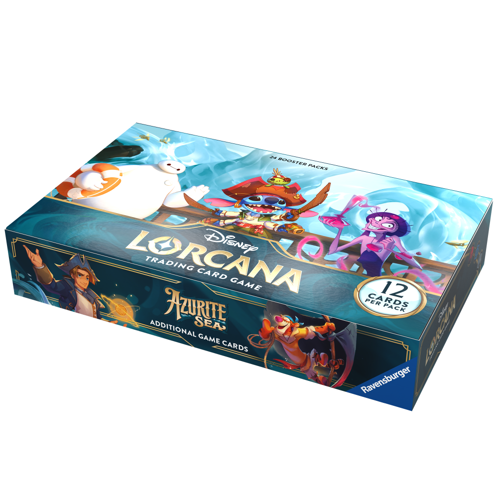 Lorcana Azurite Sea Booster Display with 24 packs