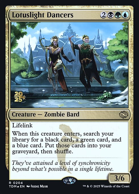 MTG Lotuslight Dancers PTDM 204s Prerelease Foil
